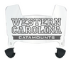 Western Carolina Catamounts Mini Football Helmet Visor Shield w/ Clips - PICK VISOR & LOGO COLOR