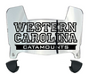 Western Carolina Catamounts Mini Football Helmet Visor Shield w/ Clips - PICK VISOR & LOGO COLOR
