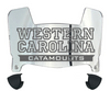 Western Carolina Catamounts Mini Football Helmet Visor Shield w/ Clips - PICK VISOR & LOGO COLOR