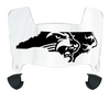 Western Carolina Catamounts Mini Football Helmet Visor Shield w/ Clips - PICK VISOR & LOGO COLOR