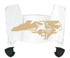 Western Carolina Catamounts Mini Football Helmet Visor Shield w/ Clips - PICK VISOR & LOGO COLOR