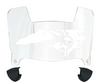 Western Carolina Catamounts Mini Football Helmet Visor Shield w/ Clips - PICK VISOR & LOGO COLOR