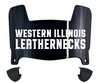 Western Illinois Leathernecks Mini Football Helmet Visor Shield w/ Clips - PICK VISOR & LOGO COLOR