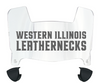 Western Illinois Leathernecks Mini Football Helmet Visor Shield w/ Clips - PICK VISOR & LOGO COLOR
