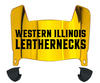 Western Illinois Leathernecks Mini Football Helmet Visor Shield w/ Clips - PICK VISOR & LOGO COLOR