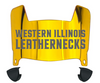 Western Illinois Leathernecks Mini Football Helmet Visor Shield w/ Clips - PICK VISOR & LOGO COLOR