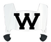 Western Illinois Leathernecks Mini Football Helmet Visor Shield w/ Clips - PICK VISOR & LOGO COLOR