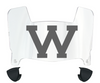 Western Illinois Leathernecks Mini Football Helmet Visor Shield w/ Clips - PICK VISOR & LOGO COLOR