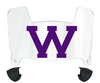 Western Illinois Leathernecks Mini Football Helmet Visor Shield w/ Clips - PICK VISOR & LOGO COLOR