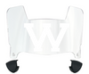 Western Illinois Leathernecks Mini Football Helmet Visor Shield w/ Clips - PICK VISOR & LOGO COLOR