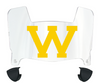 Western Illinois Leathernecks Mini Football Helmet Visor Shield w/ Clips - PICK VISOR & LOGO COLOR