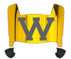 Western Illinois Leathernecks Mini Football Helmet Visor Shield w/ Clips - PICK VISOR & LOGO COLOR