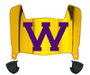 Western Illinois Leathernecks Mini Football Helmet Visor Shield w/ Clips - PICK VISOR & LOGO COLOR