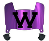 Western Illinois Leathernecks Mini Football Helmet Visor Shield w/ Clips - PICK VISOR & LOGO COLOR