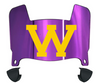 Western Illinois Leathernecks Mini Football Helmet Visor Shield w/ Clips - PICK VISOR & LOGO COLOR