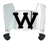 Western Illinois Leathernecks Mini Football Helmet Visor Shield w/ Clips - PICK VISOR & LOGO COLOR