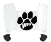 Western Illinois Leathernecks Mini Football Helmet Visor Shield w/ Clips - PICK VISOR & LOGO COLOR