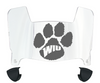 Western Illinois Leathernecks Mini Football Helmet Visor Shield w/ Clips - PICK VISOR & LOGO COLOR
