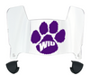 Western Illinois Leathernecks Mini Football Helmet Visor Shield w/ Clips - PICK VISOR & LOGO COLOR