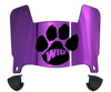 Western Illinois Leathernecks Mini Football Helmet Visor Shield w/ Clips - PICK VISOR & LOGO COLOR
