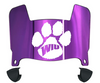 Western Illinois Leathernecks Mini Football Helmet Visor Shield w/ Clips - PICK VISOR & LOGO COLOR