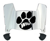 Western Illinois Leathernecks Mini Football Helmet Visor Shield w/ Clips - PICK VISOR & LOGO COLOR