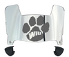 Western Illinois Leathernecks Mini Football Helmet Visor Shield w/ Clips - PICK VISOR & LOGO COLOR