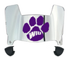 Western Illinois Leathernecks Mini Football Helmet Visor Shield w/ Clips - PICK VISOR & LOGO COLOR