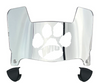 Western Illinois Leathernecks Mini Football Helmet Visor Shield w/ Clips - PICK VISOR & LOGO COLOR