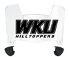 Western Kentucky Hilltoppers Mini Football Helmet Visor Shield w/ Clips - PICK VISOR & LOGO COLOR