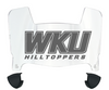 Western Kentucky Hilltoppers Mini Football Helmet Visor Shield w/ Clips - PICK VISOR & LOGO COLOR