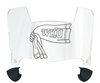 Western Kentucky Hilltoppers Mini Football Helmet Visor Shield w/ Clips - PICK VISOR & LOGO COLOR
