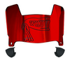 Western Kentucky Hilltoppers Mini Football Helmet Visor Shield w/ Clips - PICK VISOR & LOGO COLOR