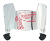 Western Kentucky Hilltoppers Mini Football Helmet Visor Shield w/ Clips - PICK VISOR & LOGO COLOR