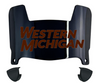 Western Michigan Broncos Mini Football Helmet Visor Shield w/ Clips - PICK VISOR & LOGO COLOR