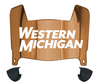 Western Michigan Broncos Mini Football Helmet Visor Shield w/ Clips - PICK VISOR & LOGO COLOR