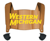 Western Michigan Broncos Mini Football Helmet Visor Shield w/ Clips - PICK VISOR & LOGO COLOR