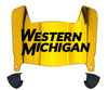 Western Michigan Broncos Mini Football Helmet Visor Shield w/ Clips - PICK VISOR & LOGO COLOR