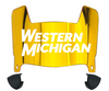 Western Michigan Broncos Mini Football Helmet Visor Shield w/ Clips - PICK VISOR & LOGO COLOR