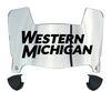 Western Michigan Broncos Mini Football Helmet Visor Shield w/ Clips - PICK VISOR & LOGO COLOR