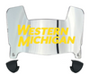 Western Michigan Broncos Mini Football Helmet Visor Shield w/ Clips - PICK VISOR & LOGO COLOR