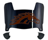Western Michigan Broncos Mini Football Helmet Visor Shield w/ Clips - PICK VISOR & LOGO COLOR