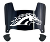Western Michigan Broncos Mini Football Helmet Visor Shield w/ Clips - PICK VISOR & LOGO COLOR