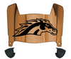 Western Michigan Broncos Mini Football Helmet Visor Shield w/ Clips - PICK VISOR & LOGO COLOR
