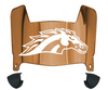 Western Michigan Broncos Mini Football Helmet Visor Shield w/ Clips - PICK VISOR & LOGO COLOR