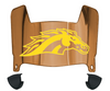 Western Michigan Broncos Mini Football Helmet Visor Shield w/ Clips - PICK VISOR & LOGO COLOR