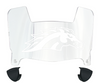 Western Michigan Broncos Mini Football Helmet Visor Shield w/ Clips - PICK VISOR & LOGO COLOR