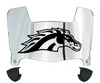 Western Michigan Broncos Mini Football Helmet Visor Shield w/ Clips - PICK VISOR & LOGO COLOR