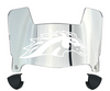 Western Michigan Broncos Mini Football Helmet Visor Shield w/ Clips - PICK VISOR & LOGO COLOR