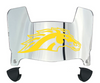 Western Michigan Broncos Mini Football Helmet Visor Shield w/ Clips - PICK VISOR & LOGO COLOR